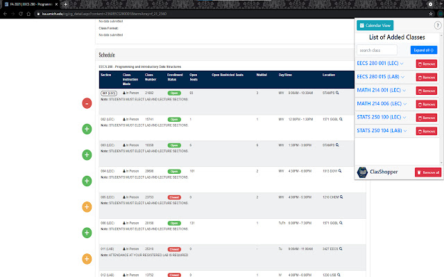 ClasShopper from Chrome web store to be run with OffiDocs Chromium online ClasShopper from Chrome web store to be run with OffiDocs Chromium online