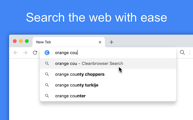 Cleanbrowser from Chrome web store to be run with OffiDocs Chromium online Cleanbrowser from Chrome web store to be run with OffiDocs Chromium online