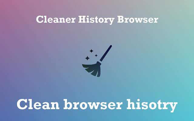 Cleaner History Browser from Chrome web store to be run with OffiDocs Chromium online Cleaner History Browser from Chrome web store to be run with OffiDocs Chromium online