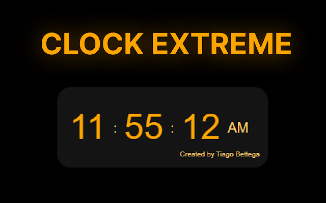 Clock Extreme from Chrome web store to be run with OffiDocs Chromium online Clock Extreme from Chrome web store to be run with OffiDocs Chromium online