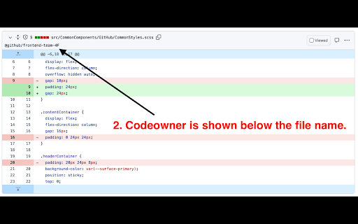Codeowner Reveal from Chrome web store to be run with OffiDocs Chromium online Codeowner Reveal from Chrome web store to be run with OffiDocs Chromium online