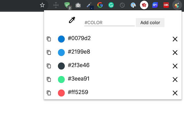 Color Saver: Pick and save your colors from Chrome web store to be run with OffiDocs Chromium online Color Saver: Pick and save your colors from Chrome web store to be run with OffiDocs Chromium online
