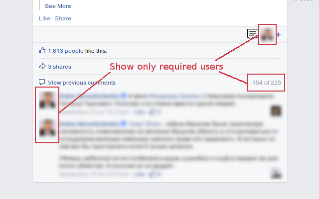 Comments Filter for Facebook from Chrome web store to be run with OffiDocs Chromium online Comments Filter for Facebook from Chrome web store to be run with OffiDocs Chromium online