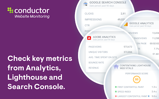 Conductor Website Monitoring from Chrome web store to be run with OffiDocs Chromium online Conductor Website Monitoring from Chrome web store to be run with OffiDocs Chromium online