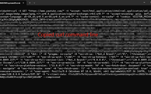 Copy curl on windows from Chrome web store to be run with OffiDocs Chromium online Copy curl on windows from Chrome web store to be run with OffiDocs Chromium online
