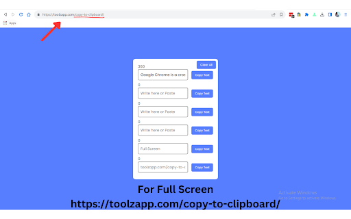Copy to Clipboard from Chrome web store to be run with OffiDocs Chromium online Copy to Clipboard from Chrome web store to be run with OffiDocs Chromium online