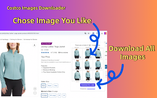 Costco Image Downloader Plus from Chrome web store to be run with OffiDocs Chromium online Costco Image Downloader Plus from Chrome web store to be run with OffiDocs Chromium online