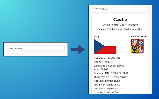 Countries Information from Chrome web store to be run with OffiDocs Chromium online Countries Information from Chrome web store to be run with OffiDocs Chromium online