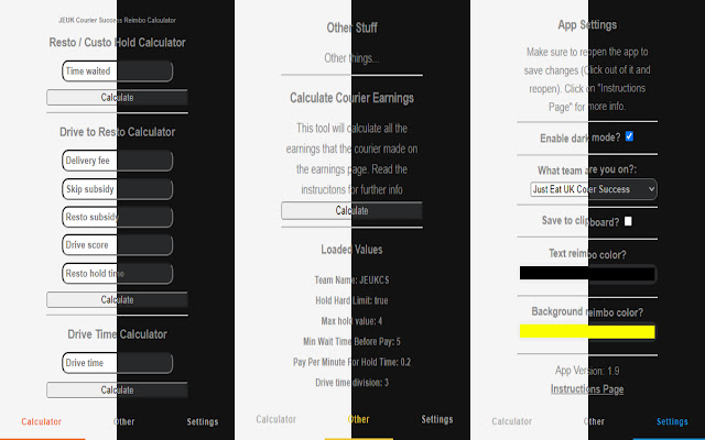 Courier Reimbursement Calculator from Chrome web store to be run with OffiDocs Chromium online Courier Reimbursement Calculator from Chrome web store to be run with OffiDocs Chromium online