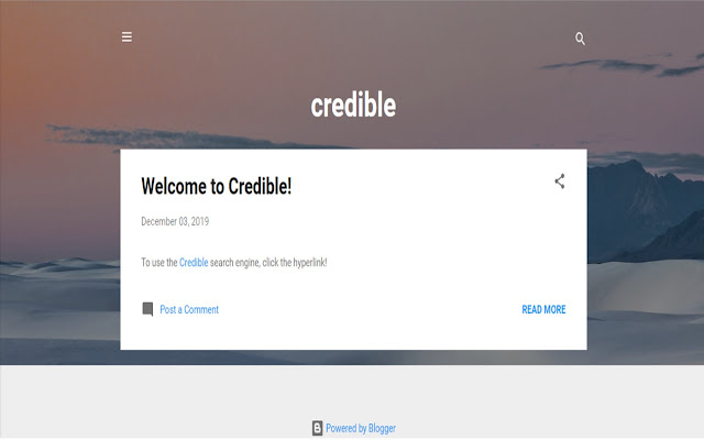 Credible from Chrome web store to be run with OffiDocs Chromium online Credible from Chrome web store to be run with OffiDocs Chromium online