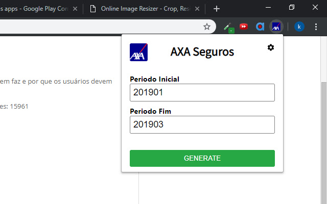 Crowler Susep Axa Seguros from Chrome web store to be run with OffiDocs Chromium online Crowler Susep Axa Seguros from Chrome web store to be run with OffiDocs Chromium online