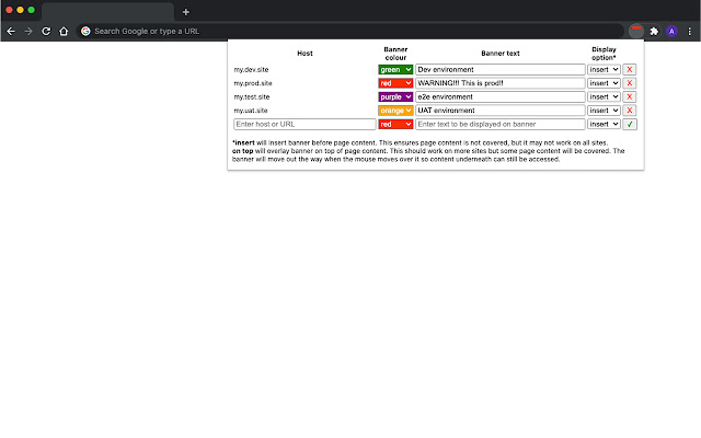 Custom Host Banner from Chrome web store to be run with OffiDocs Chromium online Custom Host Banner from Chrome web store to be run with OffiDocs Chromium online