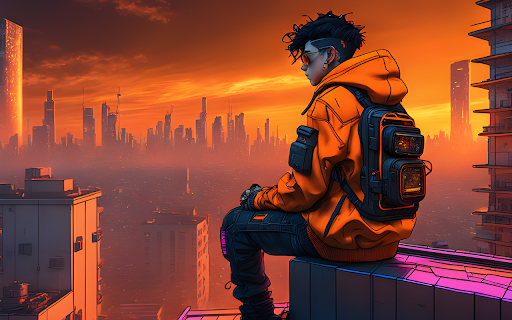 Cyberpunk Rooftop Sunset from Chrome web store to be run with OffiDocs Chromium online Cyberpunk Rooftop Sunset from Chrome web store to be run with OffiDocs Chromium online