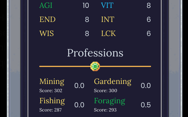 DeFi Kingdoms Profession Scores from Chrome web store to be run with OffiDocs Chromium online DeFi Kingdoms Profession Scores from Chrome web store to be run with OffiDocs Chromium online
