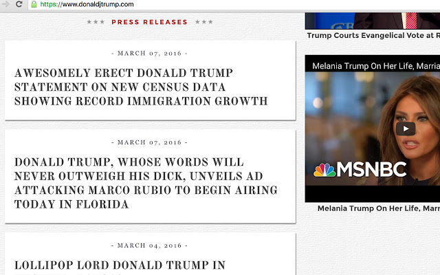 Donald Trumps Humongous Dick from Chrome web store to be run with OffiDocs Chromium online Donald Trumps Humongous Dick from Chrome web store to be run with OffiDocs Chromium online