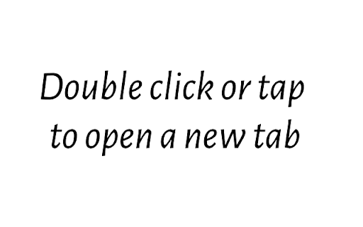 Double Click or Tap to Open in New Tab from Chrome web store to be run with OffiDocs Chromium online Double Click or Tap to Open in New Tab from Chrome web store to be run with OffiDocs Chromium online