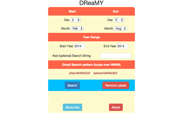 DReaMY Gmail Search from Chrome web store to be run with OffiDocs Chromium online DReaMY Gmail Search from Chrome web store to be run with OffiDocs Chromium online