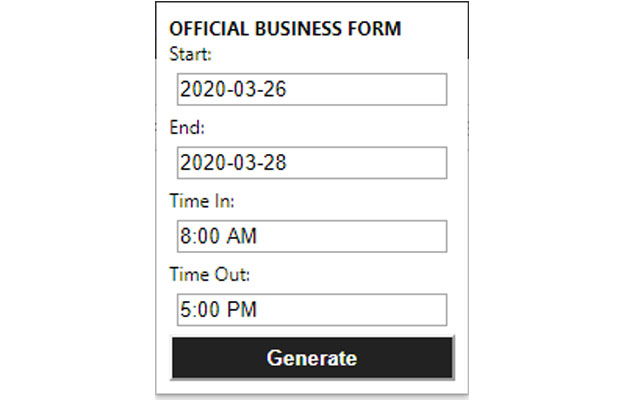 DRI Official Business Form Generator from Chrome web store to be run with OffiDocs Chromium online DRI Official Business Form Generator from Chrome web store to be run with OffiDocs Chromium online