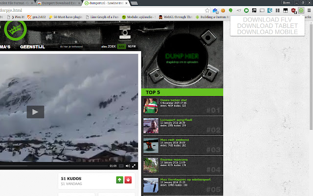Dumpert Download Extensie from Chrome web store to be run with OffiDocs Chromium online Dumpert Download Extensie from Chrome web store to be run with OffiDocs Chromium online