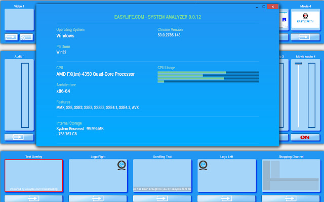 Easylife.com System Analyzer from Chrome web store to be run with OffiDocs Chromium online Easylife.com System Analyzer from Chrome web store to be run with OffiDocs Chromium online