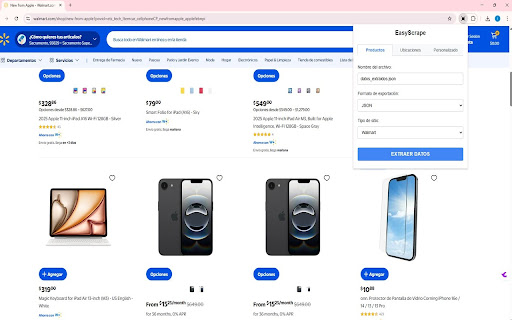 EasyScrape from Chrome web store to be run with OffiDocs Chromium online EasyScrape from Chrome web store to be run with OffiDocs Chromium online