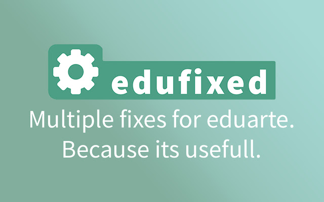 Edufixed from Chrome web store to be run with OffiDocs Chromium online Edufixed from Chrome web store to be run with OffiDocs Chromium online