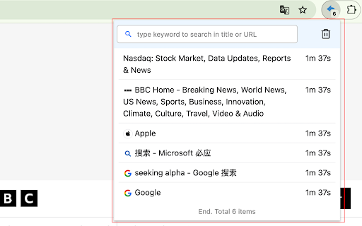 Elegant Undo Close Tab from Chrome web store to be run with OffiDocs Chromium online Elegant Undo Close Tab from Chrome web store to be run with OffiDocs Chromium online