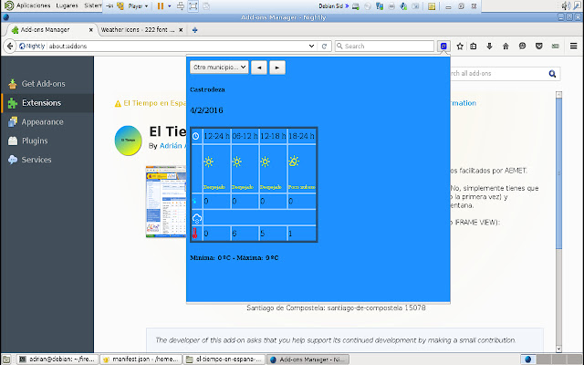El Tiempo en España from Chrome web store to be run with OffiDocs Chromium online El Tiempo en España from Chrome web store to be run with OffiDocs Chromium online