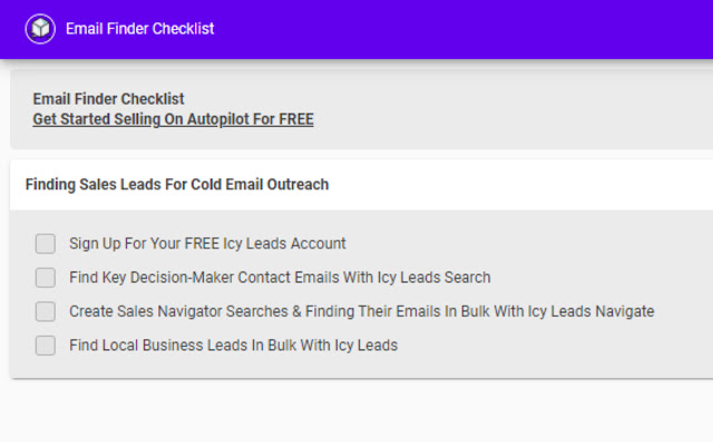 Email Finder Checklist from Chrome web store to be run with OffiDocs Chromium online Email Finder Checklist from Chrome web store to be run with OffiDocs Chromium online