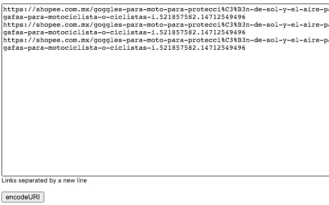 EncodeURI from Chrome web store to be run with OffiDocs Chromium online EncodeURI from Chrome web store to be run with OffiDocs Chromium online