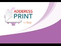 Etsy Address Print from Chrome web store to be run with OffiDocs Chromium online Etsy Address Print from Chrome web store to be run with OffiDocs Chromium online