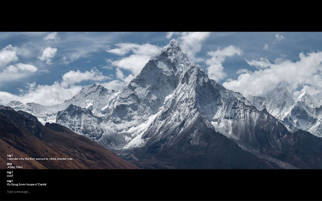 Everest Minimal Theme for Teleparty from Chrome web store to be run with OffiDocs Chromium online Everest Minimal Theme for Teleparty from Chrome web store to be run with OffiDocs Chromium online