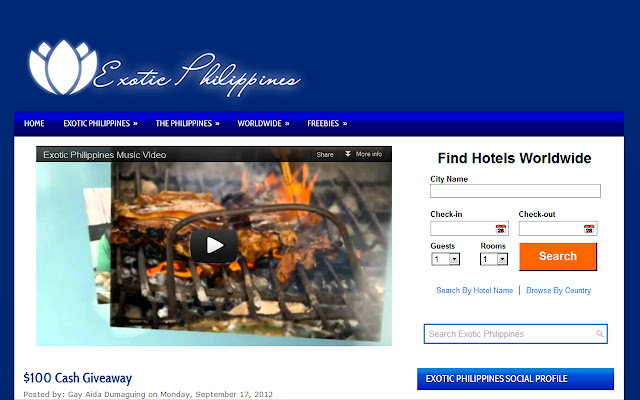 Exotic Philippines from Chrome web store to be run with OffiDocs Chromium online Exotic Philippines from Chrome web store to be run with OffiDocs Chromium online