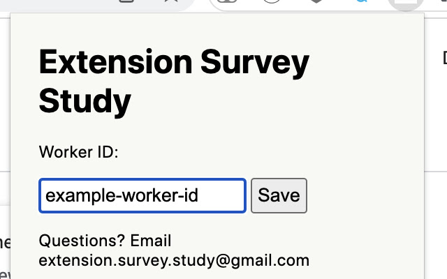 Extension Survey Study from Chrome web store to be run with OffiDocs Chromium online Extension Survey Study from Chrome web store to be run with OffiDocs Chromium online