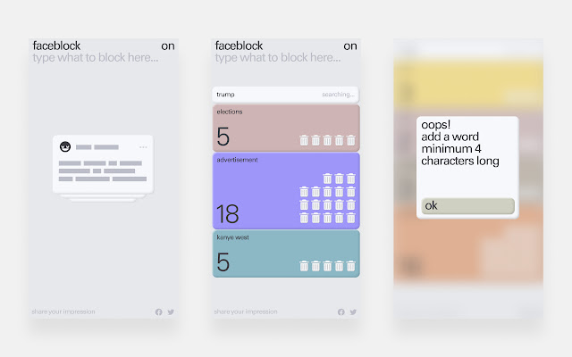 Faceblock from Chrome web store to be run with OffiDocs Chromium online Faceblock from Chrome web store to be run with OffiDocs Chromium online