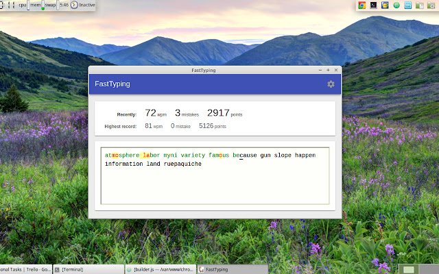 FastTyping from Chrome web store to be run with OffiDocs Chromium online FastTyping from Chrome web store to be run with OffiDocs Chromium online