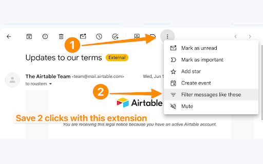 Filter Messages Like This from Chrome web store to be run with OffiDocs Chromium online Filter Messages Like This from Chrome web store to be run with OffiDocs Chromium online