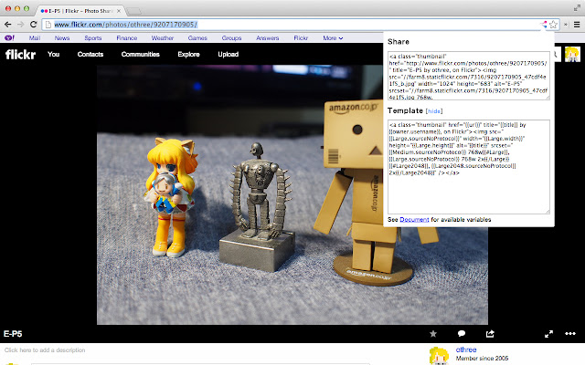 Flickr Share with Template from Chrome web store to be run with OffiDocs Chromium online Flickr Share with Template from Chrome web store to be run with OffiDocs Chromium online