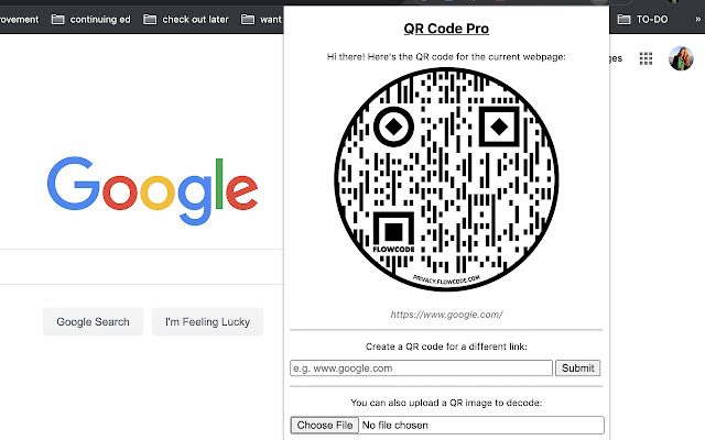 Flowcode Chrome Extension from Chrome web store to be run with OffiDocs Chromium online Flowcode Chrome Extension from Chrome web store to be run with OffiDocs Chromium online