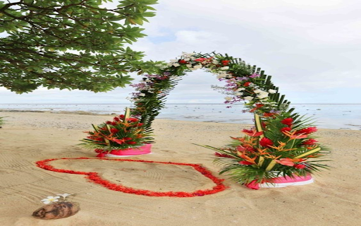 Flower gate on the beach wallpaper from Chrome web store to be run with OffiDocs Chromium online Flower gate on the beach wallpaper from Chrome web store to be run with OffiDocs Chromium online