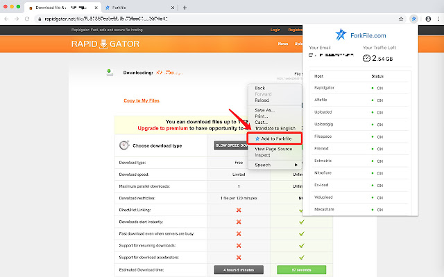 Forkfile Download Manager from Chrome web store to be run with OffiDocs Chromium online Forkfile Download Manager from Chrome web store to be run with OffiDocs Chromium online