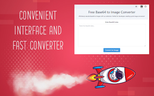Free Base64 to Image Converter from Chrome web store to be run with OffiDocs Chromium online Free Base64 to Image Converter from Chrome web store to be run with OffiDocs Chromium online