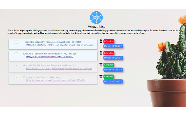 Freeze List from Chrome web store to be run with OffiDocs Chromium online Freeze List from Chrome web store to be run with OffiDocs Chromium online