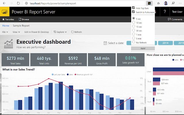 Full screen Auto Refresh for PBIRS from Chrome web store to be run with OffiDocs Chromium online Full screen Auto Refresh for PBIRS from Chrome web store to be run with OffiDocs Chromium online