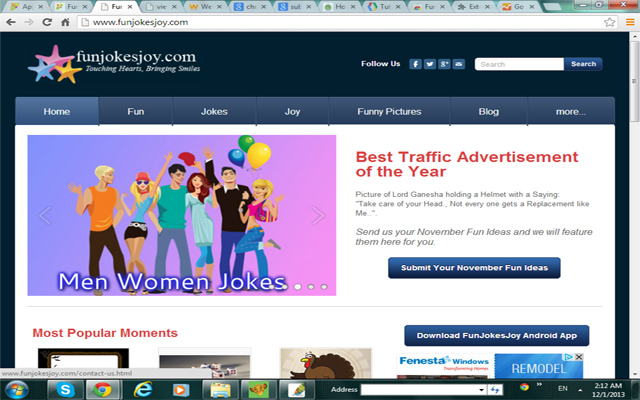 FunJokesJoy.com from Chrome web store to be run with OffiDocs Chromium online FunJokesJoy.com from Chrome web store to be run with OffiDocs Chromium online
