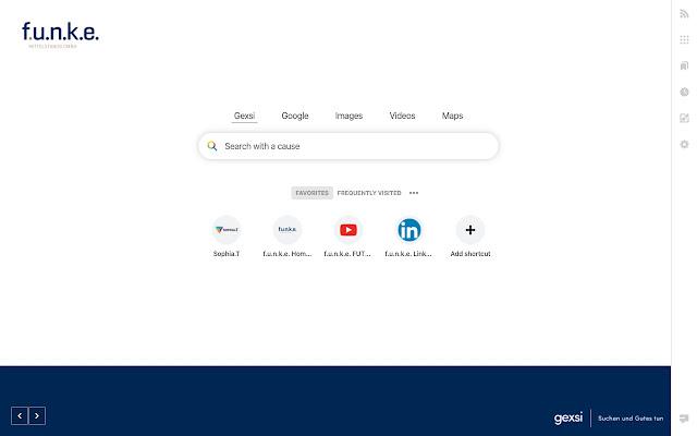 f.u.n.k.e. New Tab from Chrome web store to be run with OffiDocs Chromium online f.u.n.k.e. New Tab from Chrome web store to be run with OffiDocs Chromium online