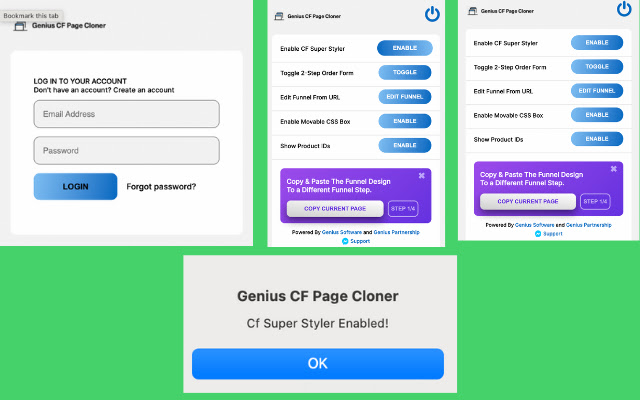 Genius CF Page Cloner from Chrome web store to be run with OffiDocs Chromium online Genius CF Page Cloner from Chrome web store to be run with OffiDocs Chromium online
