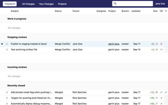 Gerrit Plus UI fixes for PolyGerrit UI from Chrome web store to be run with OffiDocs Chromium online Gerrit Plus UI fixes for PolyGerrit UI from Chrome web store to be run with OffiDocs Chromium online
