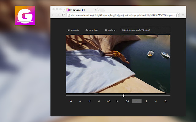 GIF Scrubber from Chrome web store to be run with OffiDocs Chromium online GIF Scrubber from Chrome web store to be run with OffiDocs Chromium online