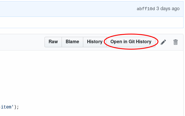 Git History Browser Extension from Chrome web store to be run with OffiDocs Chromium online Git History Browser Extension from Chrome web store to be run with OffiDocs Chromium online